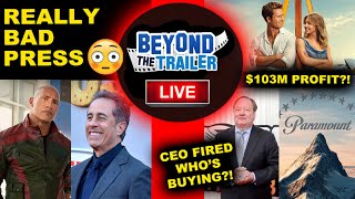 DRAMA  Dwayne Johnson amp Jerry Seinfeld Paramount CEO Fired Deal 2024 Skydance or Apollo [upl. by Sonni]