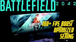 Battlefield 2042  How to Fix Stuttering and Boost Your Fps Maximum with Tweaked Settings [upl. by Duleba]