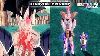 GUERREROS Z VS FUERZAS ESPECIALES GINYU II DRAGON BALL XENOVERSE 2 REVAMP MOD [upl. by Kornher726]