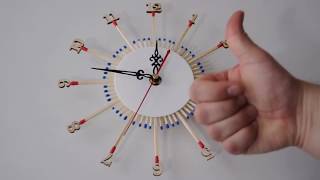 How to Make a Wall Clock 💡 Uhr selber bauen 🛠️ [upl. by Llezo]