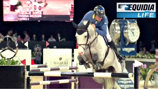 Jumping  Démonstration de Christian Ahlmann dans le barrage du GP Longines Masters de Hong Kong [upl. by Casimir195]