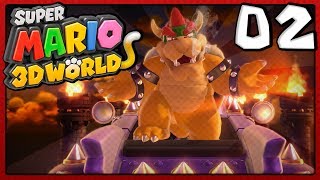 Super Mario 3D World CoOp  Episode 2  Bowsers Car Troubles [upl. by Dnumyar224]