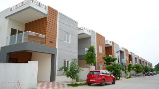 160 Sqyds Duplex villa for sale in gated community Hyderabad 3bhk house [upl. by Pancho988]