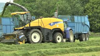 Silage 24 Mega crop Mowing Rowing Lifting amp Pitwork 20 05 24 [upl. by Macrae]