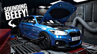 Our BMW 125D B47 Back on the DYNO  Hardcut LIMITER [upl. by Robinet]