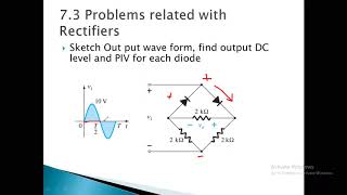 Problems Related with Rectifiers and finding PIV [upl. by Loomis426]