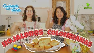 HOJALDRAS COLOMBIANAS  Receta facil  Cocinando con Aurita [upl. by Ramirolg]