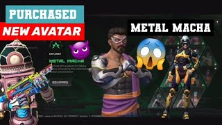 Finally purchased METAL MACHA PbJsrTechno8045Official IndusGame indusbattleroyale avatar [upl. by Manton]