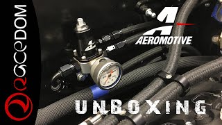 Unboxing the Aeromotive Compact EFI Regulator and Fitting Kit 13130 [upl. by Ahsila818]