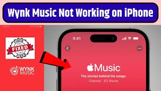 Wynk Music Not Working on iPhone Fixed  How to Fix Wynk Music Not Working iOS  Wynk Music Problem [upl. by Aleahc]