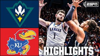 UNC Wilmington Seahawks vs Kansas Jayhawks  Full Game Highlights  ESPN College Basketball [upl. by Vial]