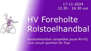 Rolstoelhandbal competitiedag HV Foreholte [upl. by Intirb]