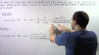 Heisenberg Uncertainty Principle Example  3 [upl. by Alleinnad89]