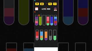 Water sort puzzle  Level 1900 [upl. by Sukul]