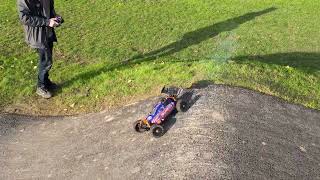 nitro rc car on a bike track [upl. by Land960]