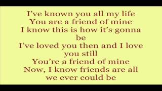 Friend Of Mine  Lea Salonga lyrics [upl. by Nisen989]