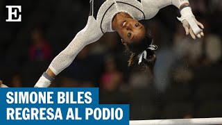 DEPORTES  La gimnasta Simone Biles regresa tras su parón por problemas de salud mental  EL PAÍS [upl. by Mellen]