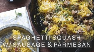 Spaghetti Squash and Sausage [upl. by Chaves]