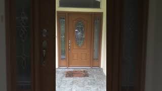 Door with sidelights install [upl. by Elahcar692]