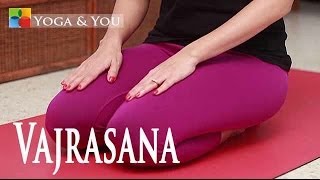 Vajrasana  Ventuno Yoga and You [upl. by Nhtanhoj439]