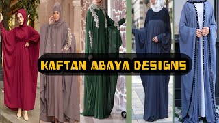 New stylish kaftan abaya designbutterfly abaya design 2024latest abaya Naqab design [upl. by Jerad]