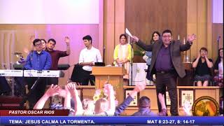 Pastor Oscar Rios Tema Jesus Calma la Tormenta [upl. by Eeroc]