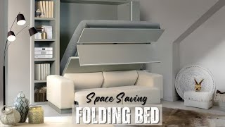 SpaceSaving Solutions Innovative Folding Bed Design For Kids [upl. by Bardo]