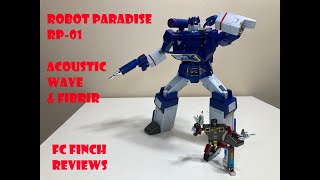 ROBOT PARADISE RP01 ACOUSTIC WAVE  MASTERPIECE SOUNDWAVE FINCH REVIEWS [upl. by Werda582]