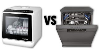 Countertop vs Builtin Dishwasher  Which Style of Dishwasher is Right for You [upl. by Eelrebma]