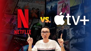 Review Apple TV và Netflix Nên đăng ký dịch vụ nào để xem phim [upl. by Adham]