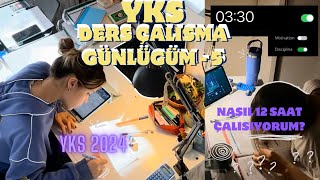 GECE 3’TE KALKIP DERS ÇALIŞALIM  BENİMLE 12 SAAT ÇALIŞIN  YKS ÇALIŞMA GÜNLÜĞÜM  5 yks2024 🍄 [upl. by Clabo361]