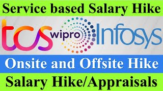 TCS INFOSYS WIPRO Annual SALARY Hike 20242025 Onsite amp Offsite Hike Onsite Layoffs tcs wipro [upl. by Eaton]