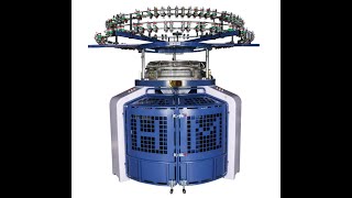 hanma brand new high leg single jersey circular knitting machine [upl. by Yeliak]