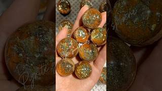 Pyrite garden quartz sphere ✨💕crystallove crystalstone crystalspheres pyrite pyritecrystal [upl. by Kcirdehs]