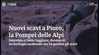 Nuovi scavi a Piuro la Pompei delle Alpi [upl. by Ahsikcin]