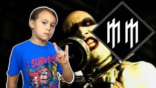 Kid Reacts to Marilyn Manson  The Beautiful People [upl. by Nohsav]