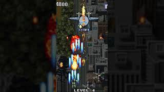 Aero Fighters game short video level 1 clear [upl. by Eerehs]