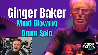 Drummer reacts to Ginger Baker  Mind Blowing Drum Solo [upl. by Arodoet111]