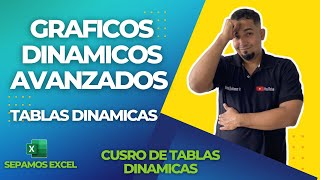 Como Crear Graficos Dinamicos Avanzados en Excel Tablas Dinamicas Cap 38 tablasdinamica excel [upl. by Berkow]