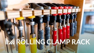 How to Make a Rolling Clamp Rack  Free Plans [upl. by Genevra]