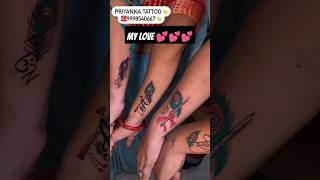 Girls tattooPriyanka tattoo artist bollywood tattoolove love kamlesh [upl. by Madelyn]