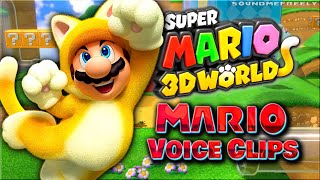 All Mario Voice Clips • Super Mario 3D World • Voice Lines • Nintendo Switch Charles Martinet [upl. by Anders]