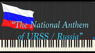 The National Anthem of the URSS  Russia Piano Tutorial Synthesia [upl. by Marice]