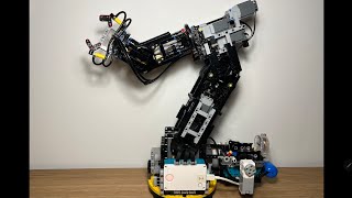 LEGO 6 AXIS ROBOTIC ARM  PNEUMATIC UNIT  V5  MINDSTORMS 51515 [upl. by Alleahcim]