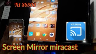 How to Tcl s6500 Android Tv Screen Mirror connect mobile Miracast full setting Urdu in Hindi [upl. by Wesley]