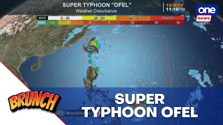 Brunch  Ofel intensifies into super typhoon [upl. by Enilarak]