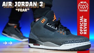 Air Jordan 3 Fear 2023 [upl. by Marx]