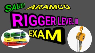 saudi aramco rigger level 3 exam questions and answers [upl. by Anidan813]