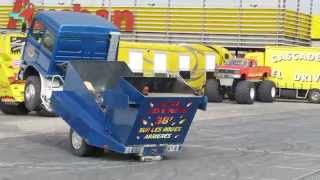 Cascadeurs El Drivers Truck Rodeo Auchan Dury 2014 [upl. by Oisacin]