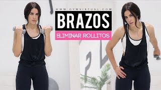 Eliminar la flacidez de los brazos  Eliminar rollitos y tonificar [upl. by Ocir]